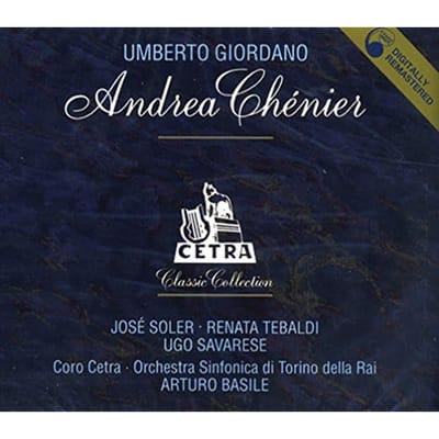 CD UMBERTO GIORDANO - Andrea Chenier CDO24 Italië Muziek Overige Gebruikt