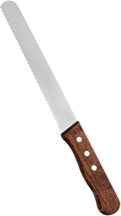 Purepeak Broodmes Gekarteld - 33 cm - Kartelmes - Vaatwasserbestendig
