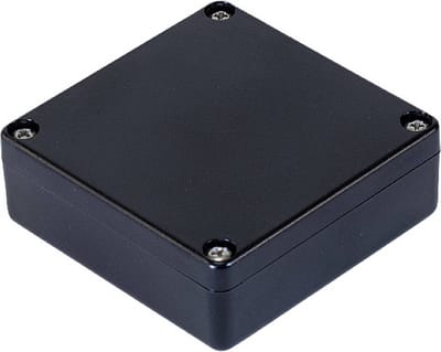 Hammond Electronics 1551WTBK Universele behuizing – 60 x 60 x 22 mm – ABS – Zwart