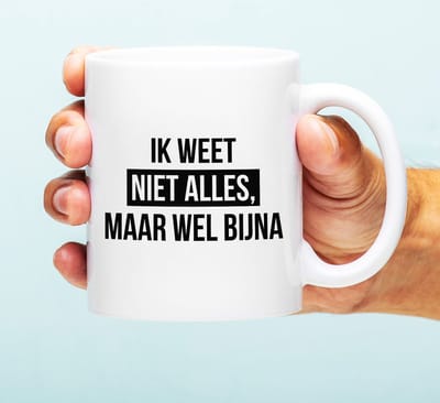 Mok Ik Weet Niet Alles van Ditverzinjeniet.nl