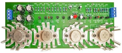 SnelShoppen - OCL 100W Dual Channel Stereo Amplifier Print Module, DIY Kit voor Elektronica Experimenten, Krachtige Versterker met 4 Transistors, Ster
