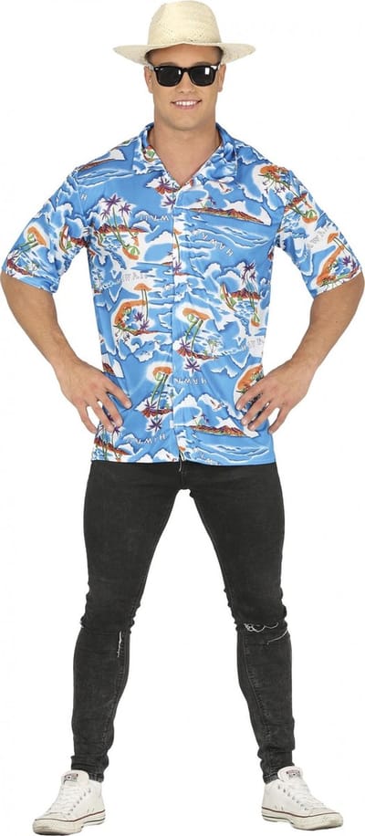 Fiestas Guirca - Shirt Toerist volwassenen - maat L (52-54)