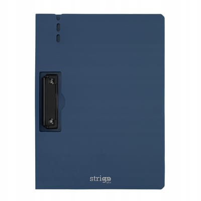 Strigo A4 Klembord Blauw - Schrijfplank met Zijclip