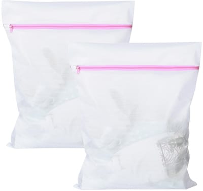 Cosensi- Wasmachine Zakken 30 x 40 cm - Wasnet - Waszakken voor Wasgoed - Set van 2 - Antislip Rits - Schokbestendig Materiaal - Waszak