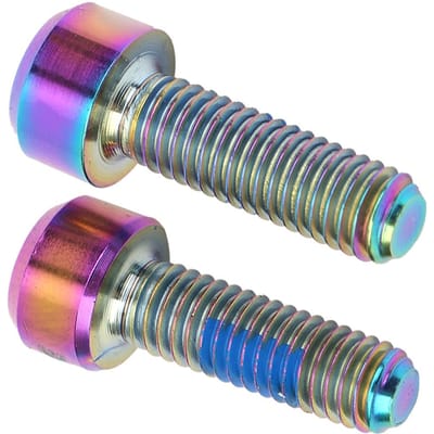 Mountainbike Stuurpen Schroef Titanium Legering Racefiets Zadelbuis Klemring Vast Accessoire gray
