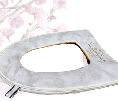 Bovista Wc Bril Hoes - Toiletbril Cover - Toiletbril - Wc Deksel - Wasbaar - Verwarmde Wc Bril - (Niet Elektrisch) - Zacht - Wit