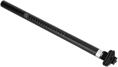 Fietszadelpen - Zadelbuis - Comfortabel Fietsen - Verende Aluminium Constructie - 27.2x450mm - Zwart