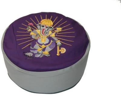 YogaStyles Meditatiekussen Symbolic Ganesha Paars