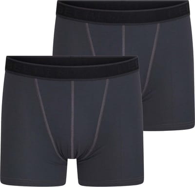Beeren bodywear Heren Boxershort Young Sven Grijs 2-pack maat XL