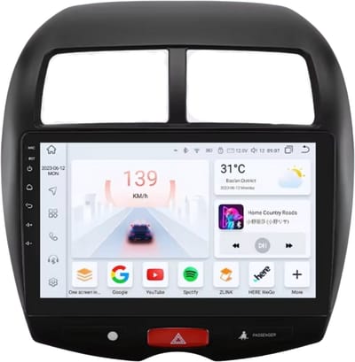 Autoradio met bluetooth - Carplay - Voor Mitsubishi ASX (2010-2018) - Geschikt voor Apple en Android - Stereo - Navigatie - Navigatiesysteem auto - 4GB 32GB
