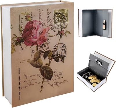 Veiligheidsboek met Combinatieslot in Woordboekvorm - Verstevigde Opslagbox voor Geld, Sieraden en Waardevolle Voorwerpen voor Thuis en Kantoor