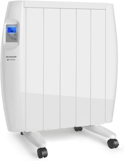 Elektrische Radiator - Verwarming Apparaat - Ruimte Verwarmen - Droge Inertie - 900 Watt - Wit