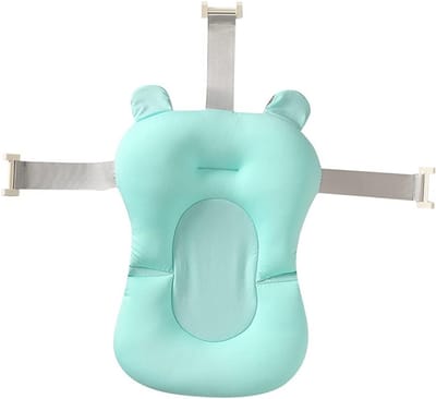 Drijvend baby badkussen - opvouwbaar badmatje met antislip voor pasgeborenen en peuters 0-24 maanden