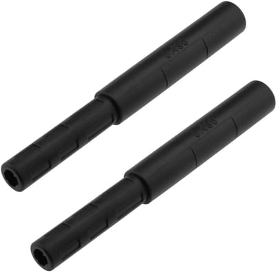 Dailygoods- Verlengstang Verstelbaar - 2 Stuks - Koolstofvezel - Afmetingen 127,4 x 15,5 mm - Buitendiameter 12,5 mm - Lichtgewicht Eigenschappen - Golfclubverlenging