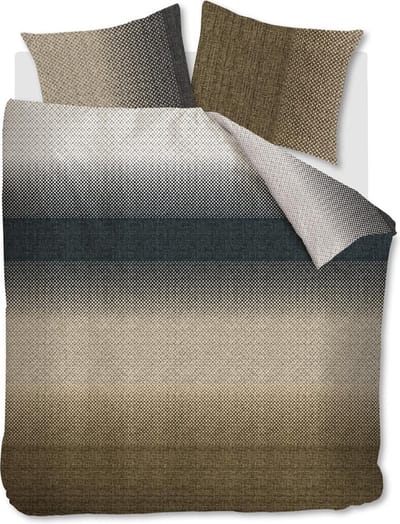 Beddinghouse Duco dekbedovertrek - Eenpersoons - 140x200/220 cm - Antraciet