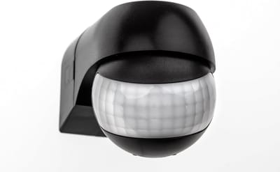 Slimme infrarood bewegingsmelder 180° voor binnen en buiten – IP44, instelbaar en geschikt voor LED verlichting