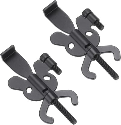 Draagbaar Deurslot - Veiligheidsslot Extra - Extra Beveiliging - Snelle Installatie - 2 Stuks - Zwart