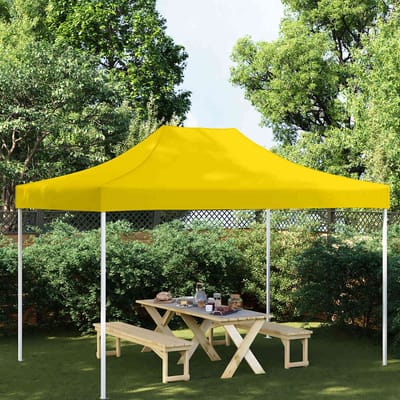 vidaXL - Partytentdak - 270 - g/m² - 4x3 - m - geel