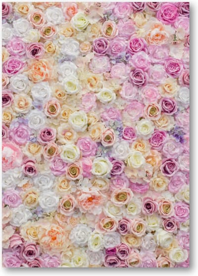 Rozenmix - A4 Poster Staand - 21x30cm - Bloemen