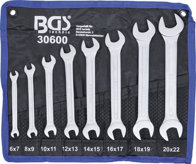 BGS Steeksleutelset 6 - 22 mm 8 delig