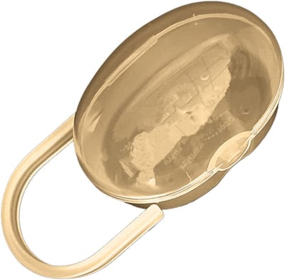 Speen etui - Bewaarhouder - Baby onderweg - Stofdicht en hygiënisch - 12x6x4.5cm - Geel