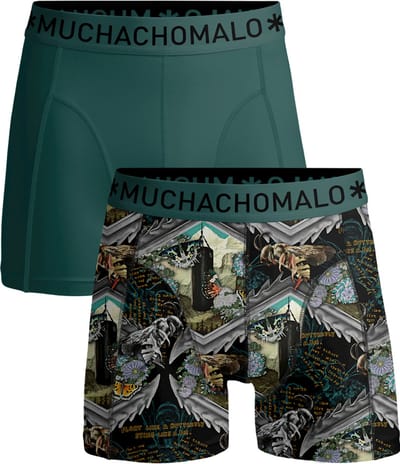 Muchachomalo Heren Boxershorts - 2 Pack - Maat S - Mannen Onderbroeken