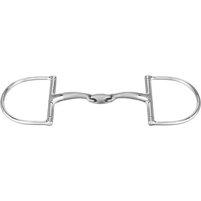 Sprenger Bit Satinox D-ring trens 14 mm dubbel gebroken 12.5 | D-trensen bit paard