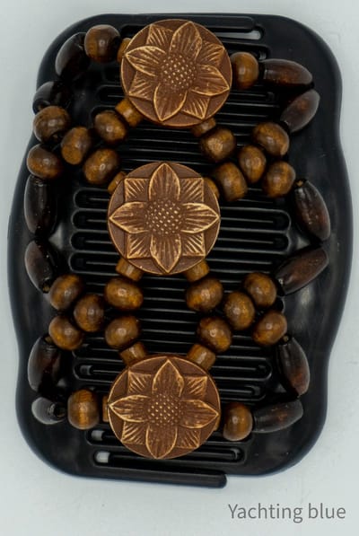 Haarkammen - dubbel - met kralen - haarclip - dubbele kam - kralen - haarclips dames - kado - kado vrouw -