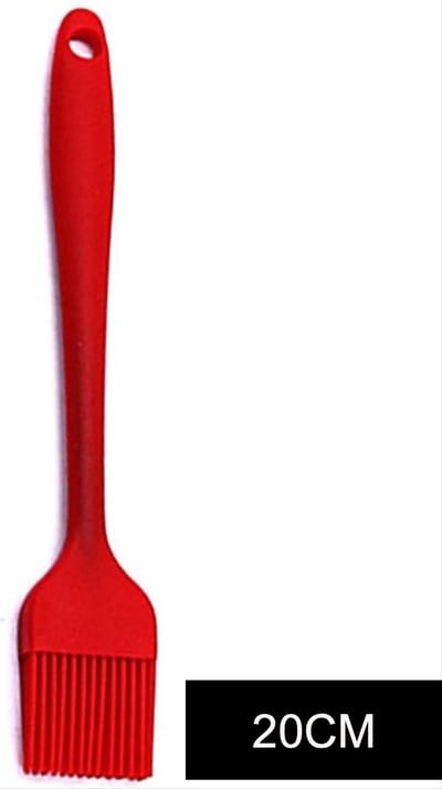 CHPN - Bakkwast - Keukenkwast - Kwast - Siliconen kwast - Rood - 20CM - Siliconen - Keukenaccessoire - Keukengerei - Bakken - Insmeren - Invetten - Invetkwast