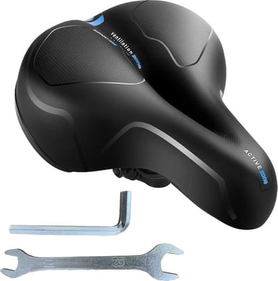 Bluebell Active Zone Blue, fijn en comfortabel fietszadel voor urenlang fietsplezier