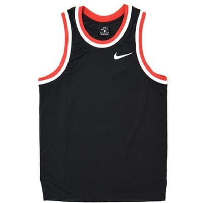 Débardeur de basketball Nike Dri-Fit Classic Mesh Homme Hauts Noir AQ5592-010 M red