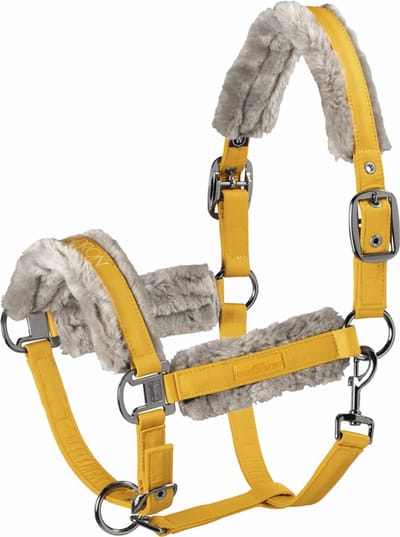 Eskadron Halster Doublepin Fauxfur Glanzend Classic Sports 21 A/W Vintage Gold - Pony (P2)
