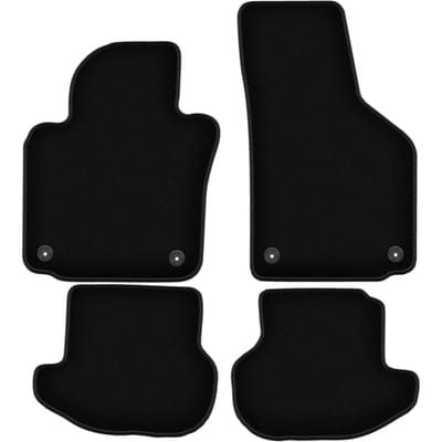 BASIC zwarte veloursmatten voor: Volkswagen Eos cabrio (2005-2015)