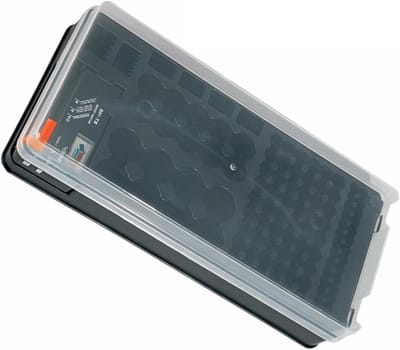 Batterij Opberger - Batterij Container - Batterijen Sorteren - Ingebouwde Tester - 116 Vakjes - Transparant