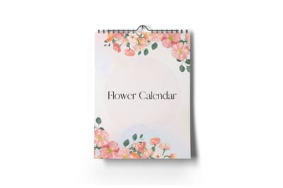 Bloemen Verjaardagskalender - 24x35cm - Tijdloze kalender - 240 x 350 millimeter