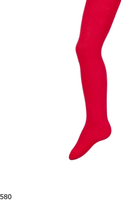 Katoenen kindermaillot - effen - rood - maat 110-116