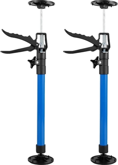 Steunpaal Telescopisch - Steunstang Set - Kasten Plaatsen - Verstelbare Hoogte - 2 Stuks - Onbekend