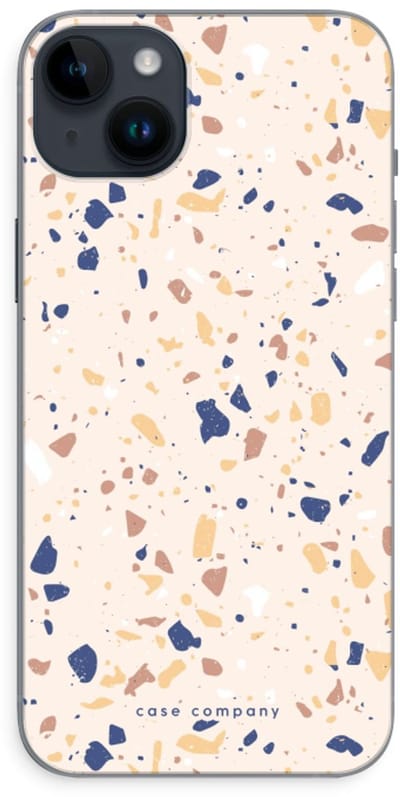 Case Company® - Hoesje geschikt voor iPhone 14 Plus hoesje - Terrazzo N°23 - Soft Cover Telefoonhoesje - Bescherming aan alle Kanten en Schermrand