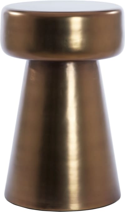 Light & Living Bijzettafel Dakwa - Bruin Brons - Ø29cm - Modern