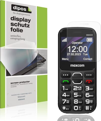 dipos – 4x Matte Beschermfolie geschikt voor Maxcom MM443 | Krasbestendige & antireflecterende Screenprotector Ultra-Thin