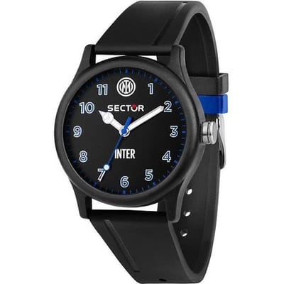 Sector Ex-Q Siliconen Band Zwarte Wijzerplaat Kwarts R3251203007 Herenhorloge