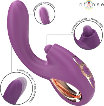 INTENSE - LALI MULTIFUNCTIONELE G-SPOT VIBRATOR TAP & THRUST & VIBRATIE PAARS | VIBRATOR | VIBRATOR VOOR VROUWEN | SEKSSPEELTJES VOOR VROUWEN | SEX TOYS VOOR VROUWEN