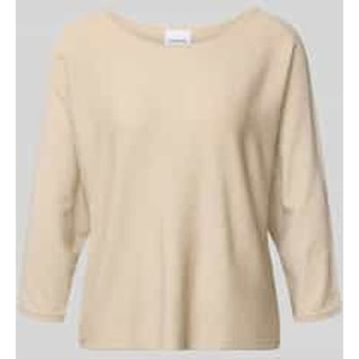 Relaxed Fit trui van viscosemix in brei-look