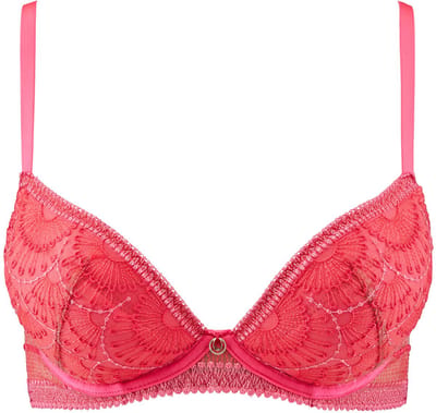 Aubade Pure Vibration Push Up Bh 2F18 Pink Flash - maat EU 80C / FR 95C