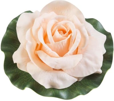 Velda Drijvende Vijverplant Roos Op Blad Oranje 17cm