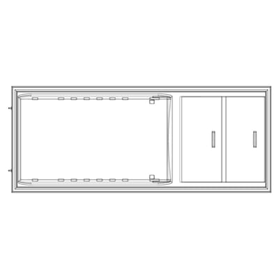 AEG Witte koelkastdeur - 538x1313.5mm 8085264011