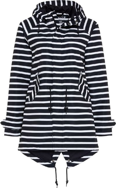 BMS Hafencity-jas Softlan/voering marineblauw/wit