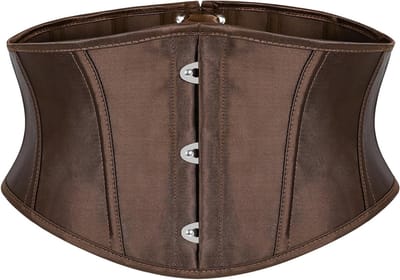 Dames Corsetriem met Onderbust, Kralen en Strik, Perfect voor Renaissance, Steampunk en Cosplay evenementen