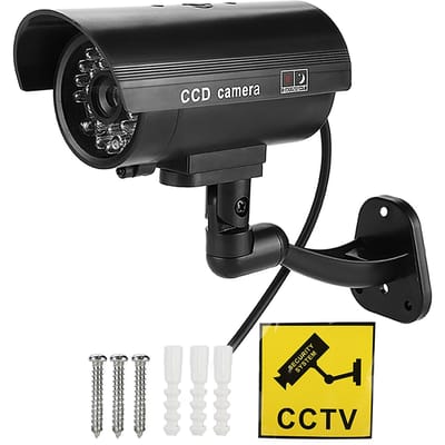 Flash LED Dummy Camera 3-6 Maanden Werking Nep Beveiligingsmonitor CCTV Anti-diefstal