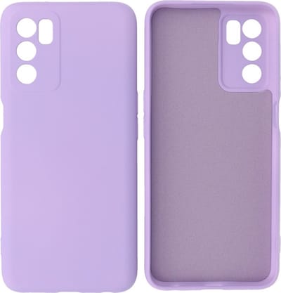 Fashion Backcover Telefoonhoesje - Color Hoesje - Geschikt voor Oppo A16 - Paars